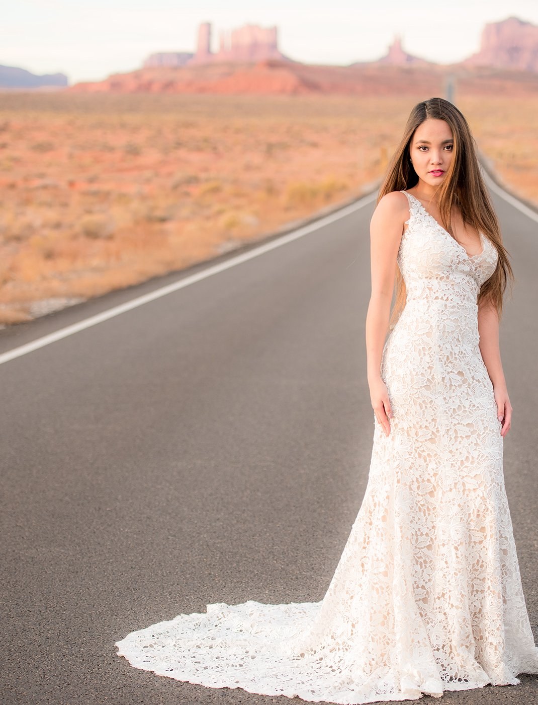 Luv Bridal — Monument Valley road hero