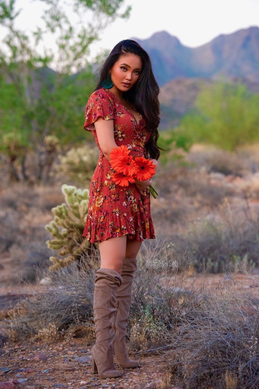 Mellow Cosmetics — Fall campaign editorial in the Sonoran desert